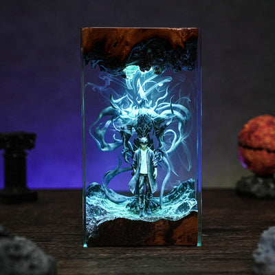 Sung Jinwoo Figure Epoxy lamp