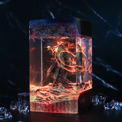 Davy Jones Resin Lamp
