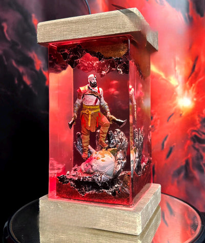God of War Kratos Lamp