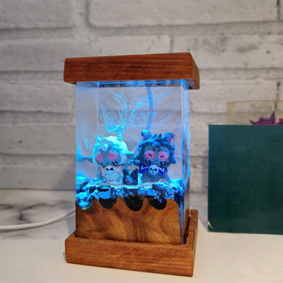 Cult Lamb + Evil Goat Resin Lamp