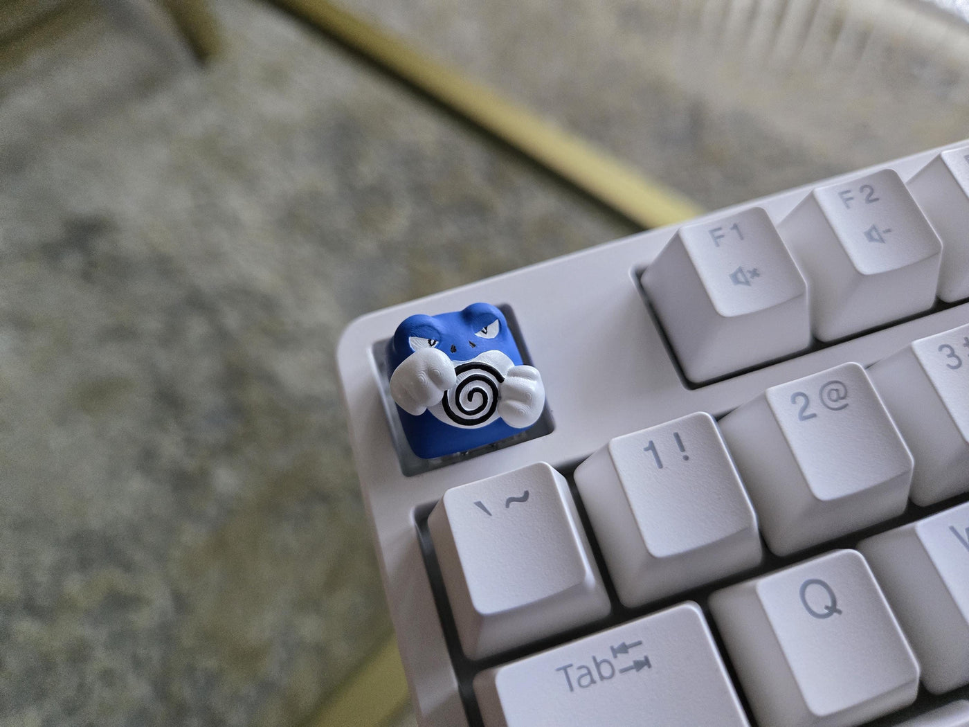Anime Poliwrath Keycap
