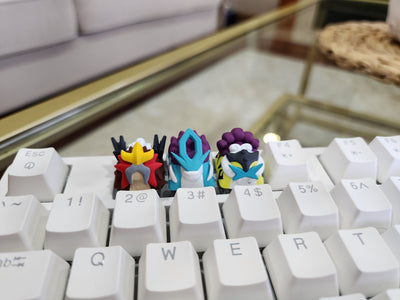 Pok.emon Legendary Ent.ei, Suic.une, Rai.kou Keycaps