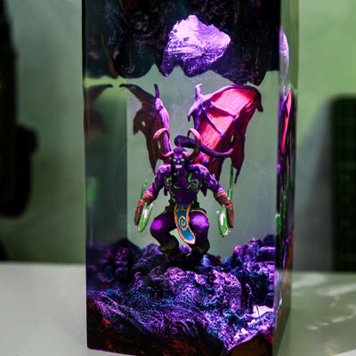 Illidan Stormrage WOW Model Resin lamp