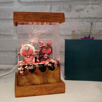 Cult Lamb + Evil Goat Resin Lamp
