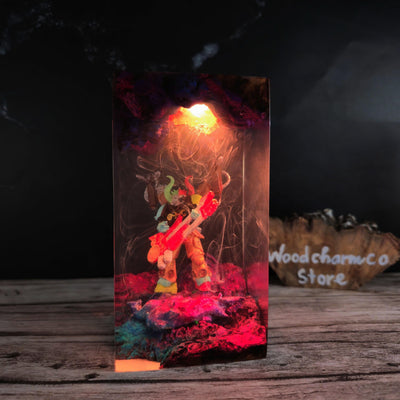 Spacemarine Warhammer Resin Lamp