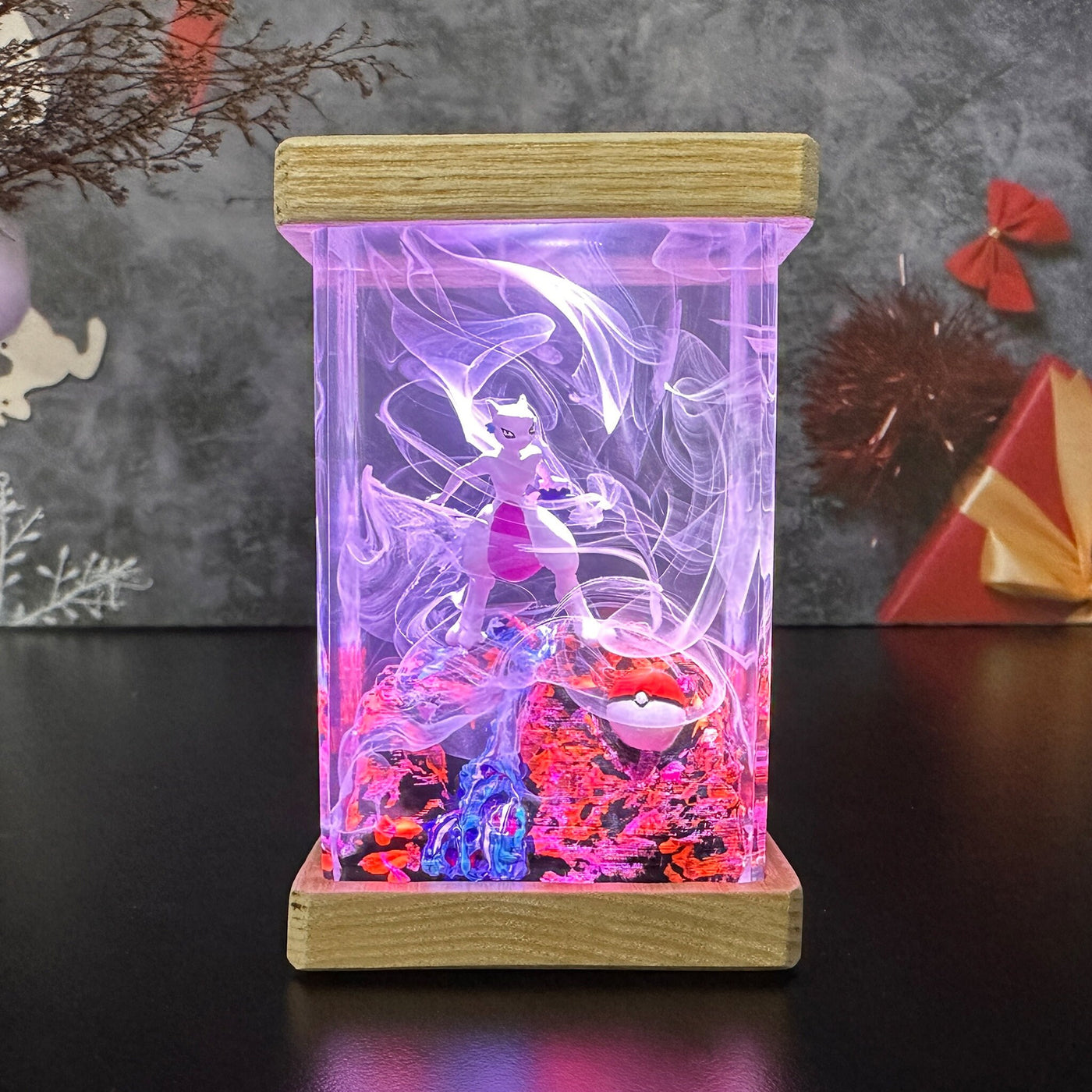 Mewtwo Resin Lamp 2