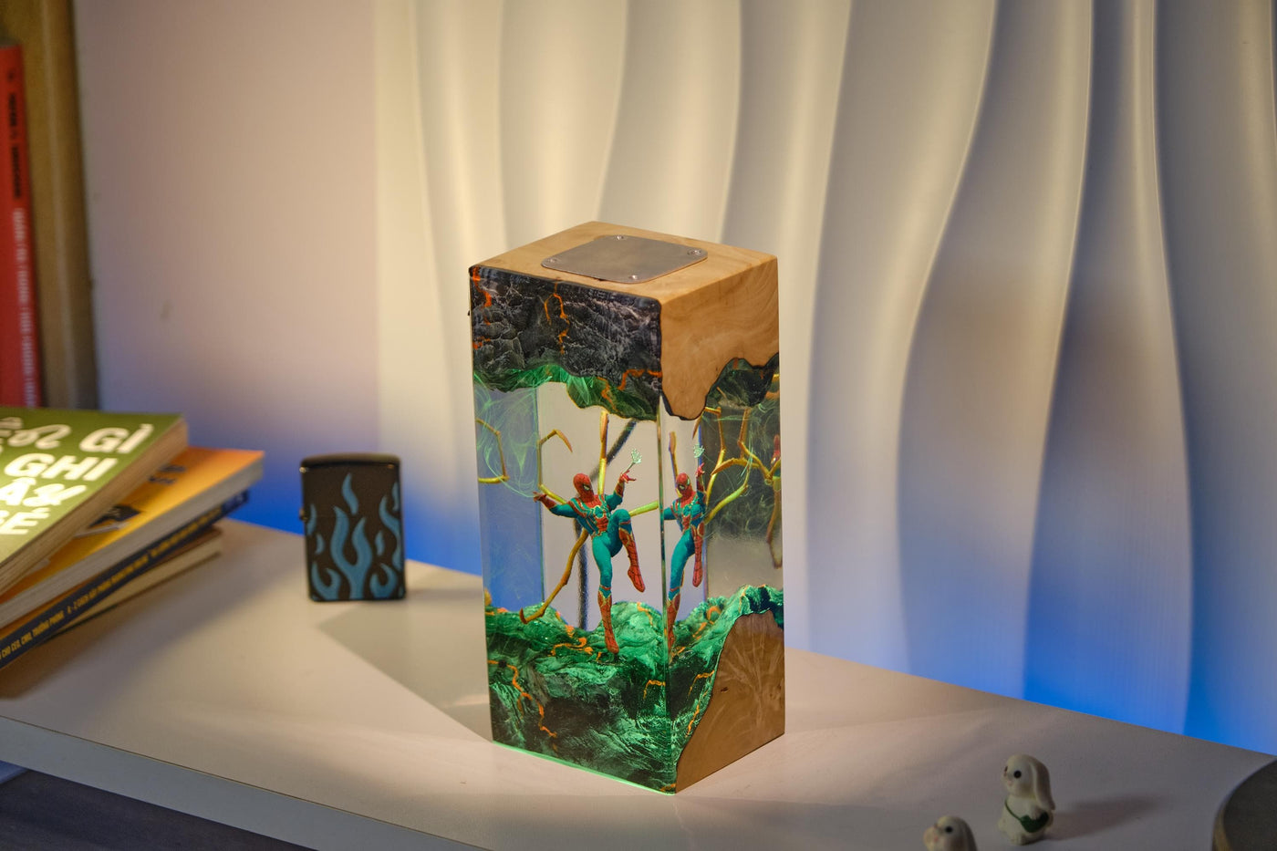 Custom Spider Man Lamp
