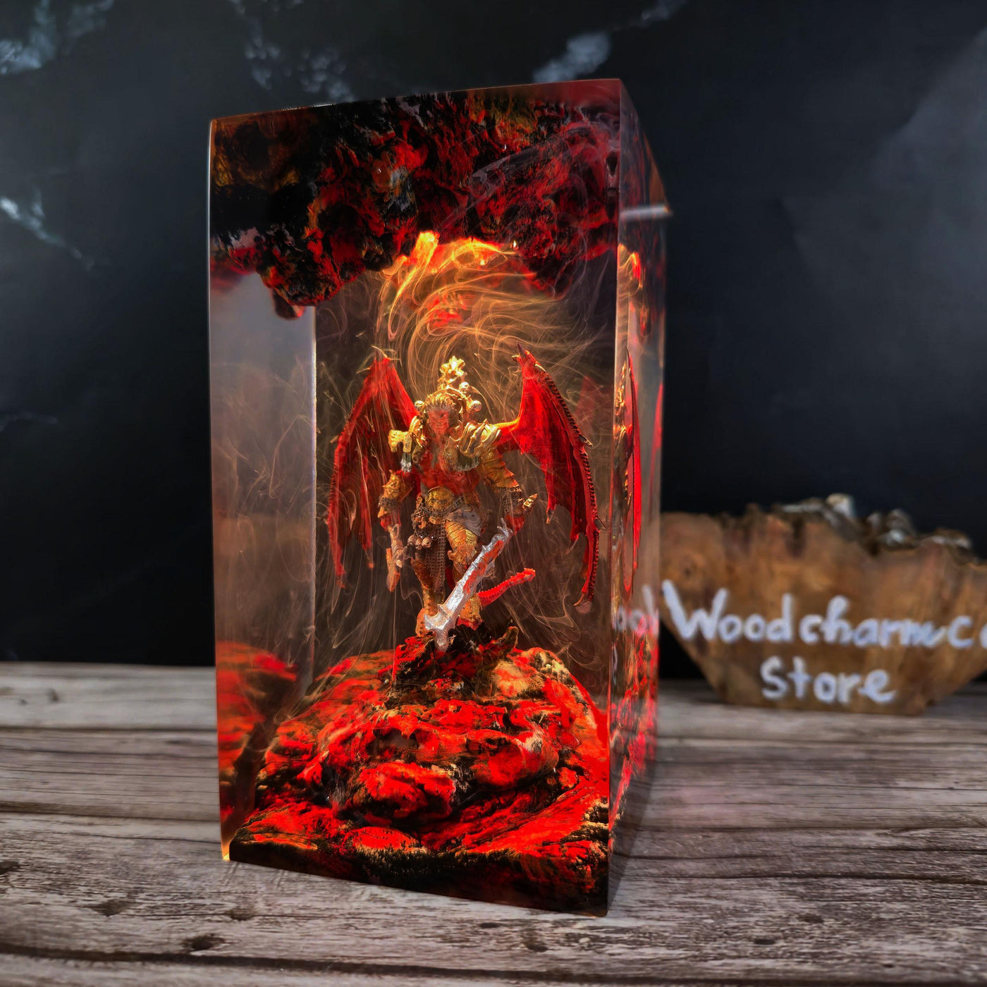 Angron Resin Lamp