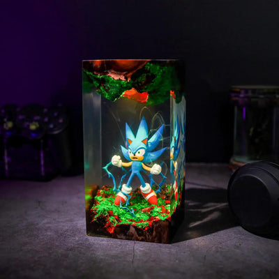 Sonic the Hedgehog Game resin lamp