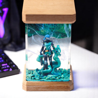 Custom Valorent Epoxy lamp
