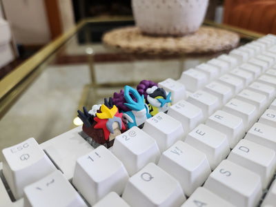 Pok.emon Legendary Ent.ei, Suic.une, Rai.kou Keycaps