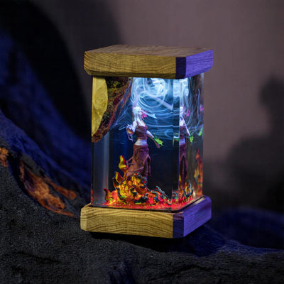 Handmade Mother's Dragon lamp