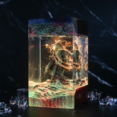 Davy Jones Resin Lamp