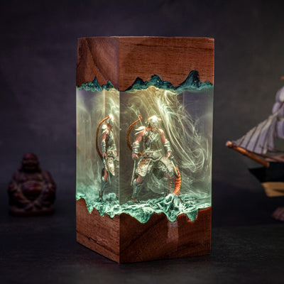 Dragon Born Resin Lamp 3