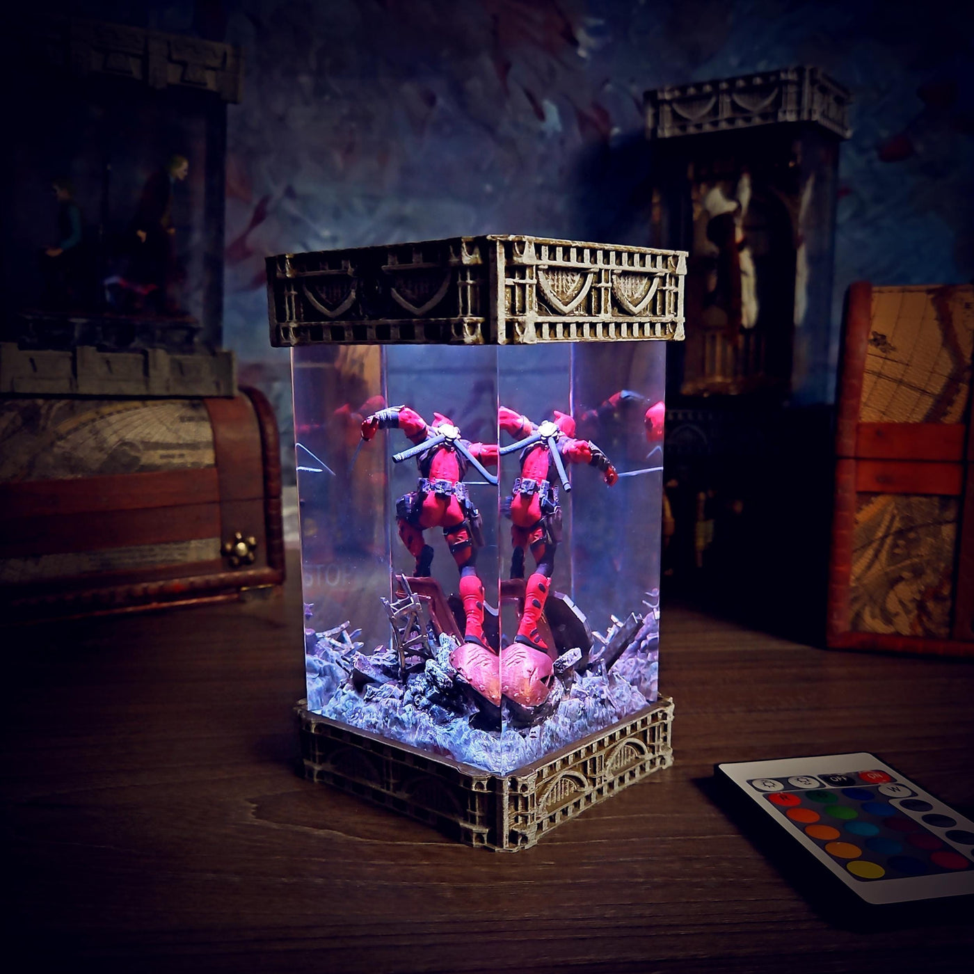 Dead Pool Resin lamp