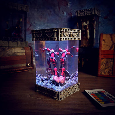 Dead Pool Resin lamp