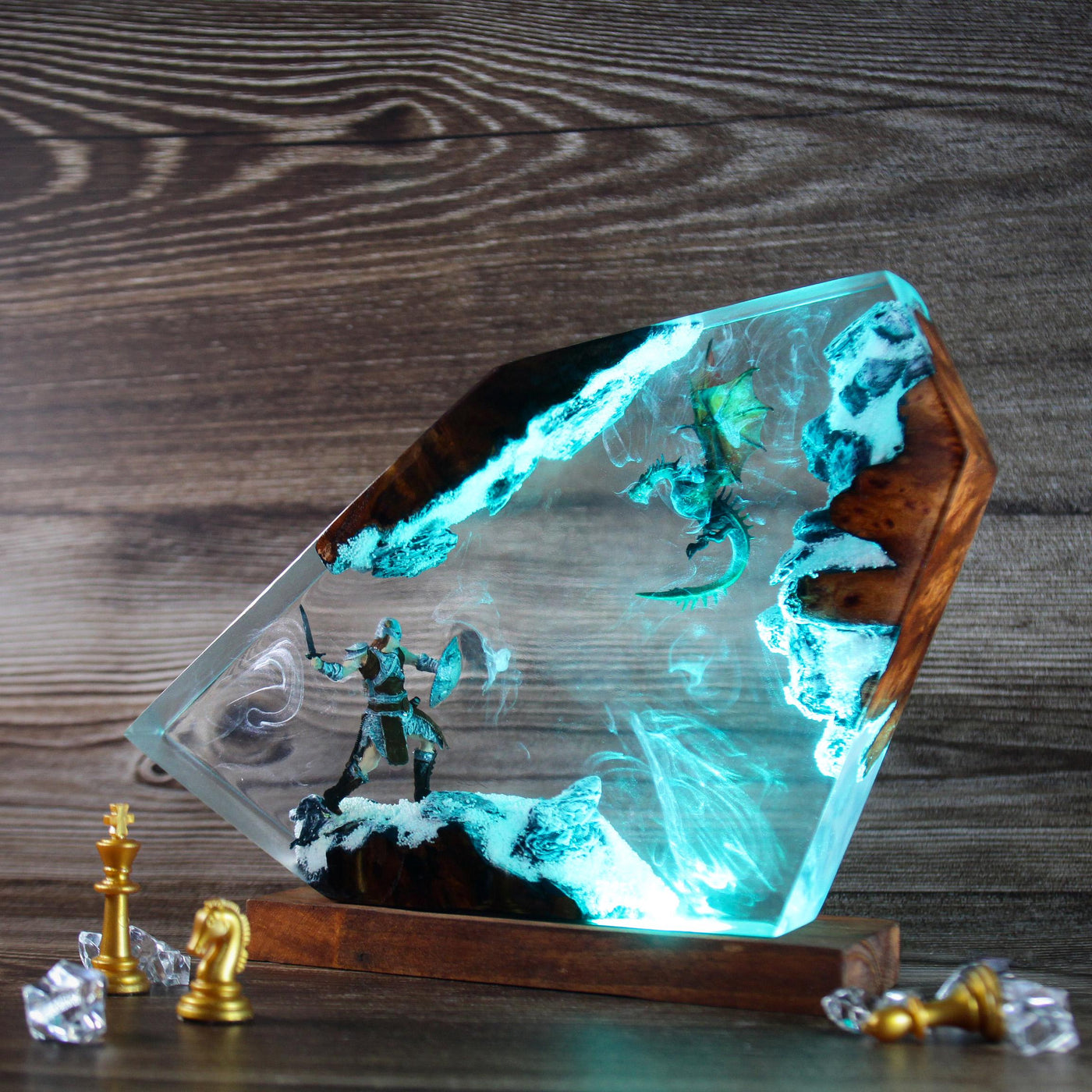 Dragon Born New Resin Lamp