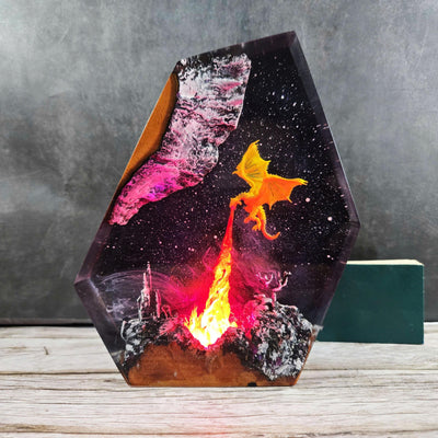 Customer Fire Dragon Lamp