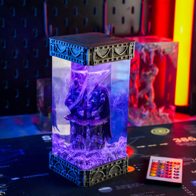 Superhero Epoxy Resin Lamp 6