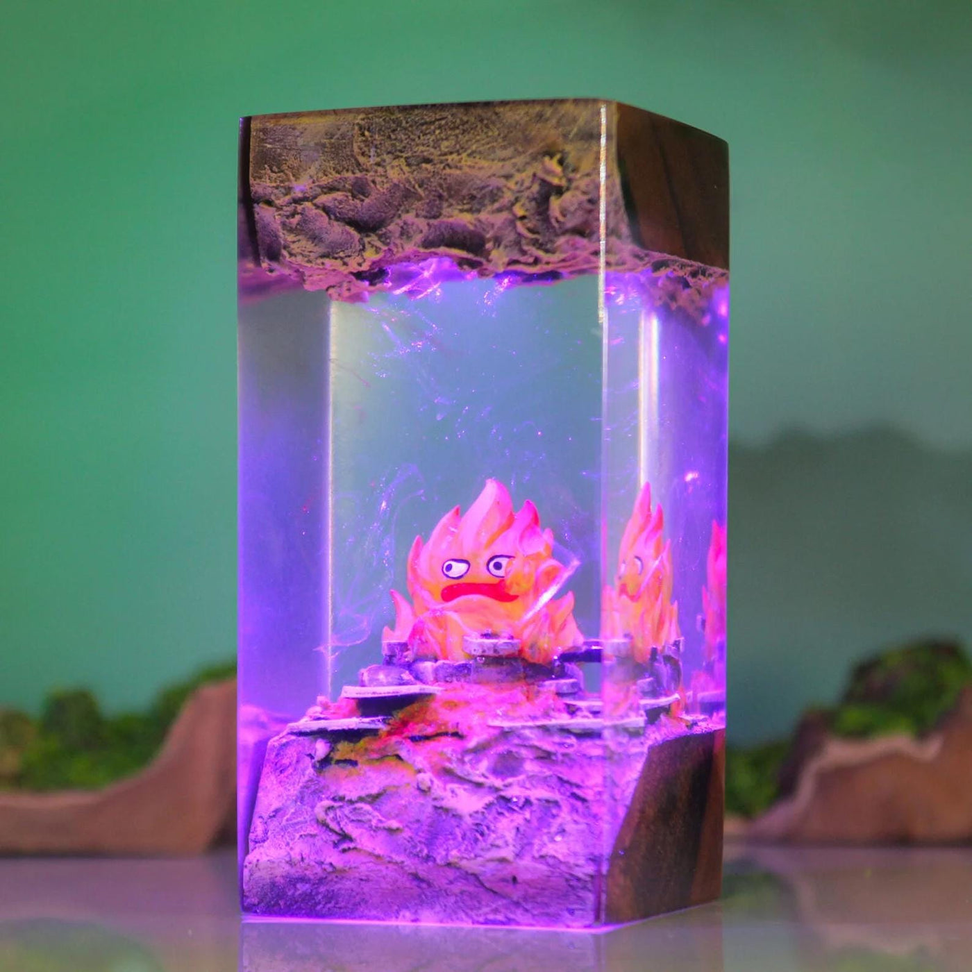 Calcifer Howl’s Moving Castle Resin Lamp