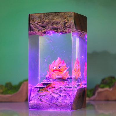 Calcifer Howl’s Moving Castle Resin Lamp