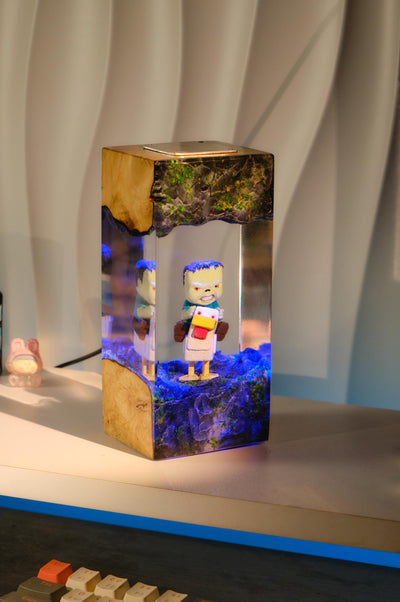 Custom Chicken Jockey lamp