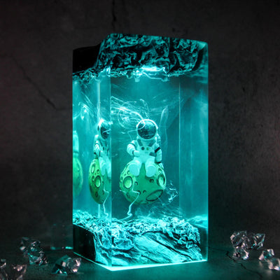 Astronaut Resin Lamp