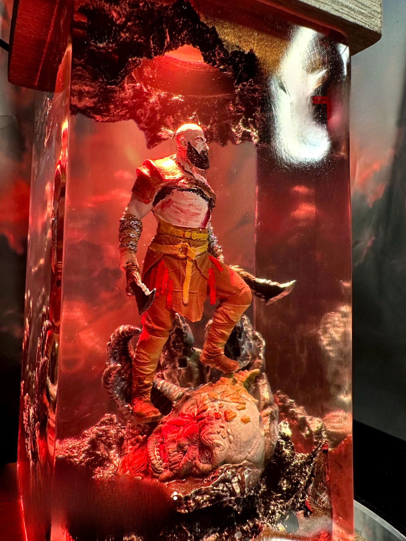 God of War Kratos Lamp