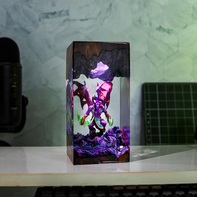 Illidan Stormrage WOW Model Resin lamp
