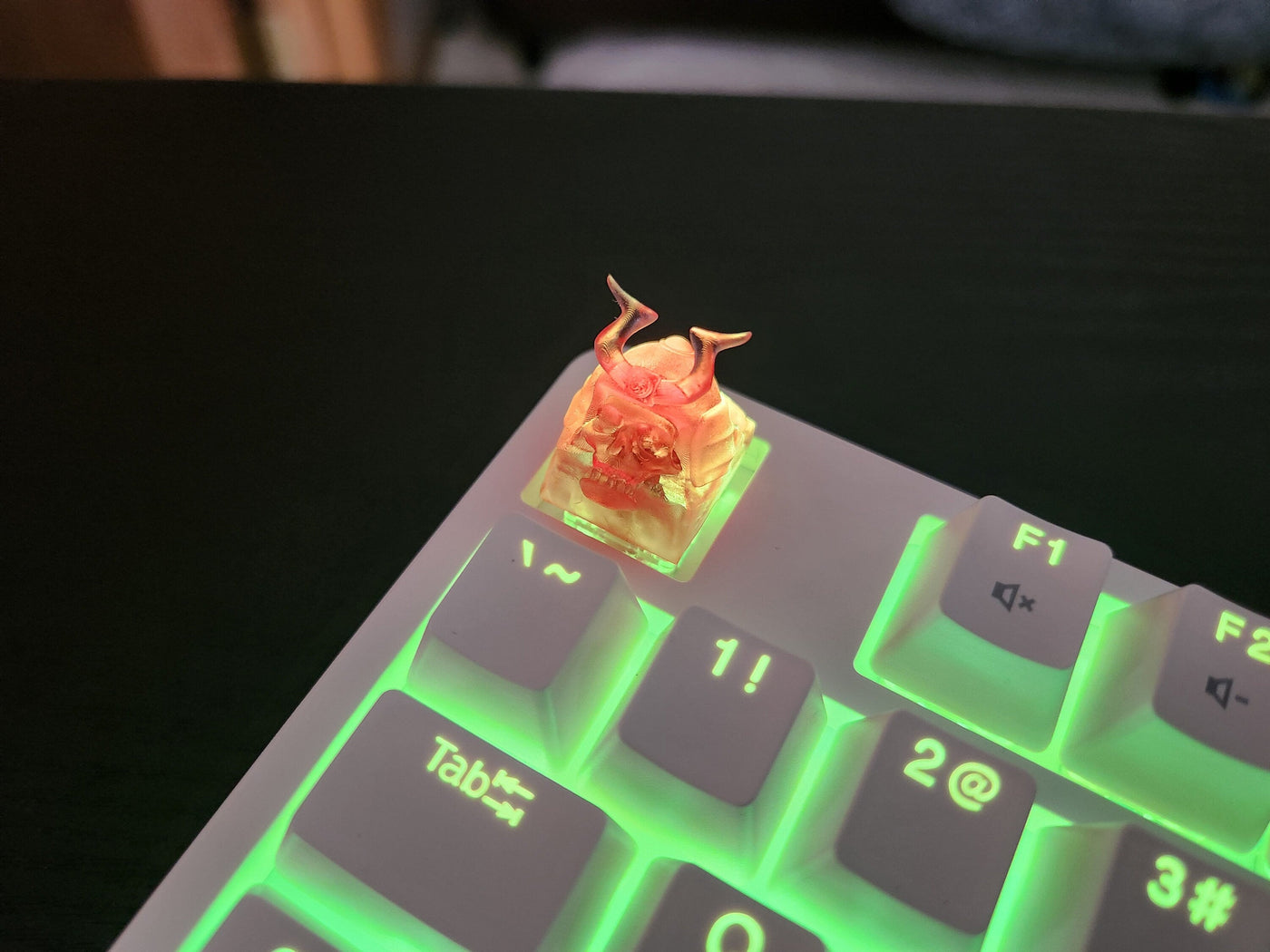 Skeleton Samurai Keycap