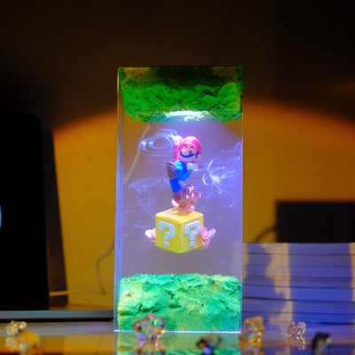 Super Mario Resin Lamp 2