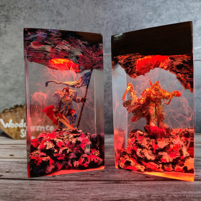 Varian Wrynn Warcraft Resin Lamp