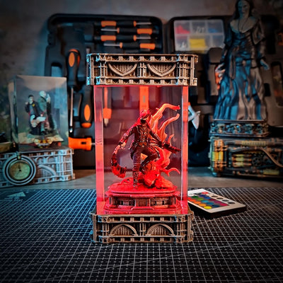 Hunter Resin Lamp