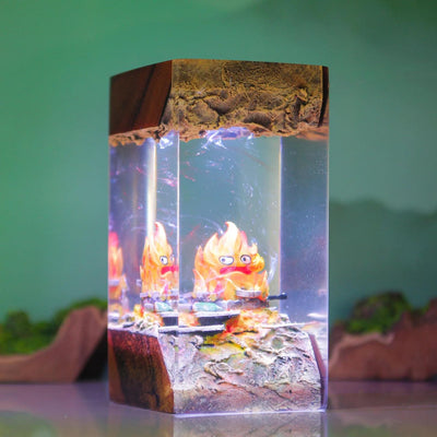 Calcifer Howl’s Moving Castle Resin Lamp