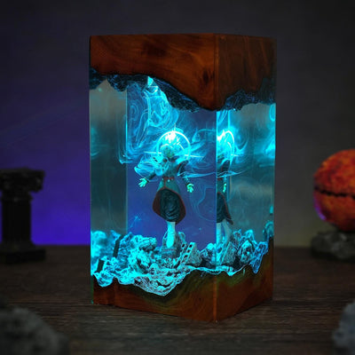 Fused Zamasu Resin Lamp