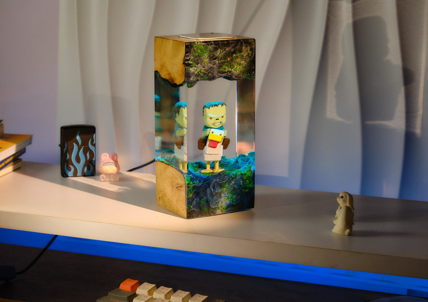 Custom Chicken Jockey lamp