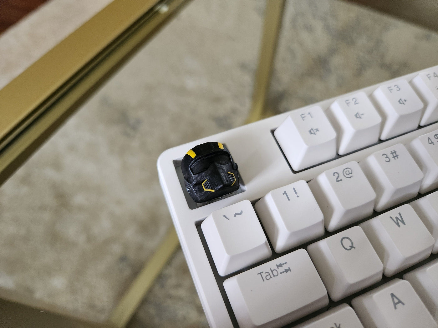 Helldivers Helmet Keycap