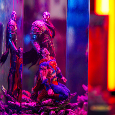 Superhero Epoxy Resin Lamp 4