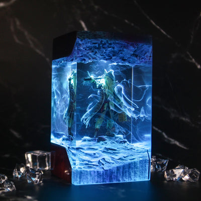 Davy Jones Resin Lamp