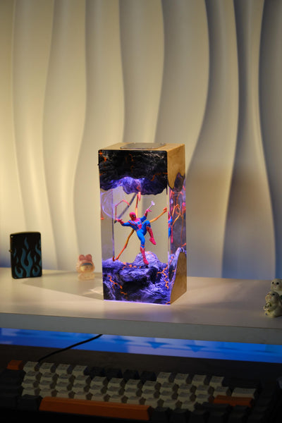 Custom Spider Man Lamp