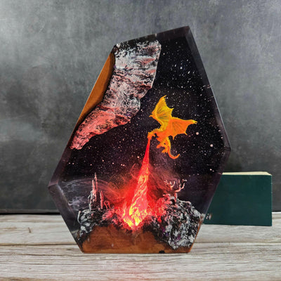 Customer Fire Dragon Lamp