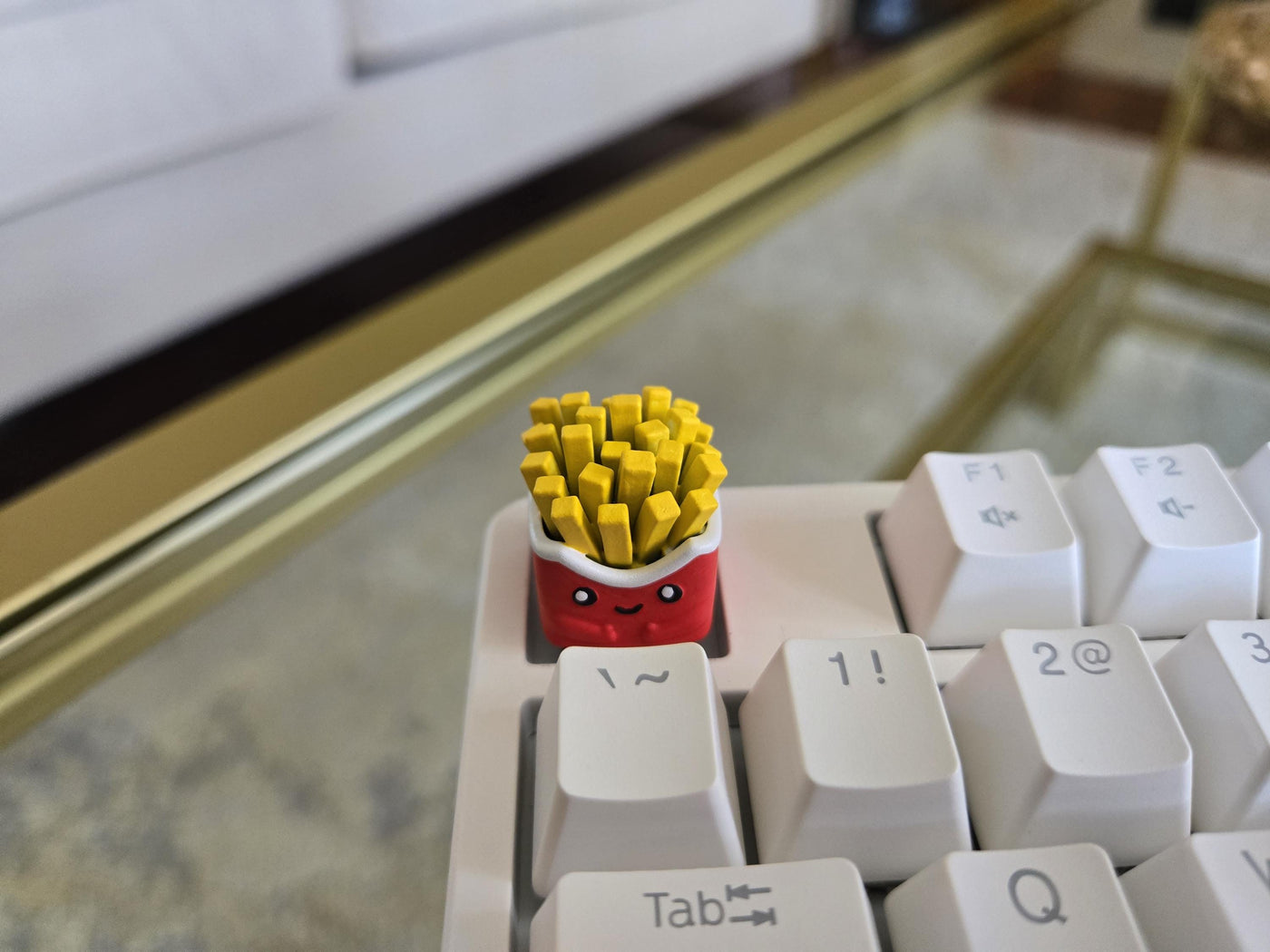 Fries Food Keycap