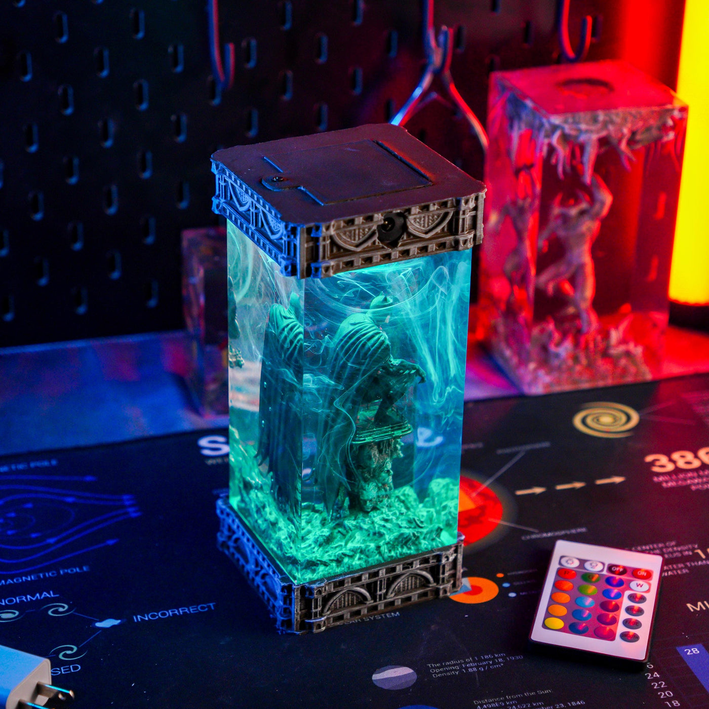 Superhero Epoxy Resin Lamp 6