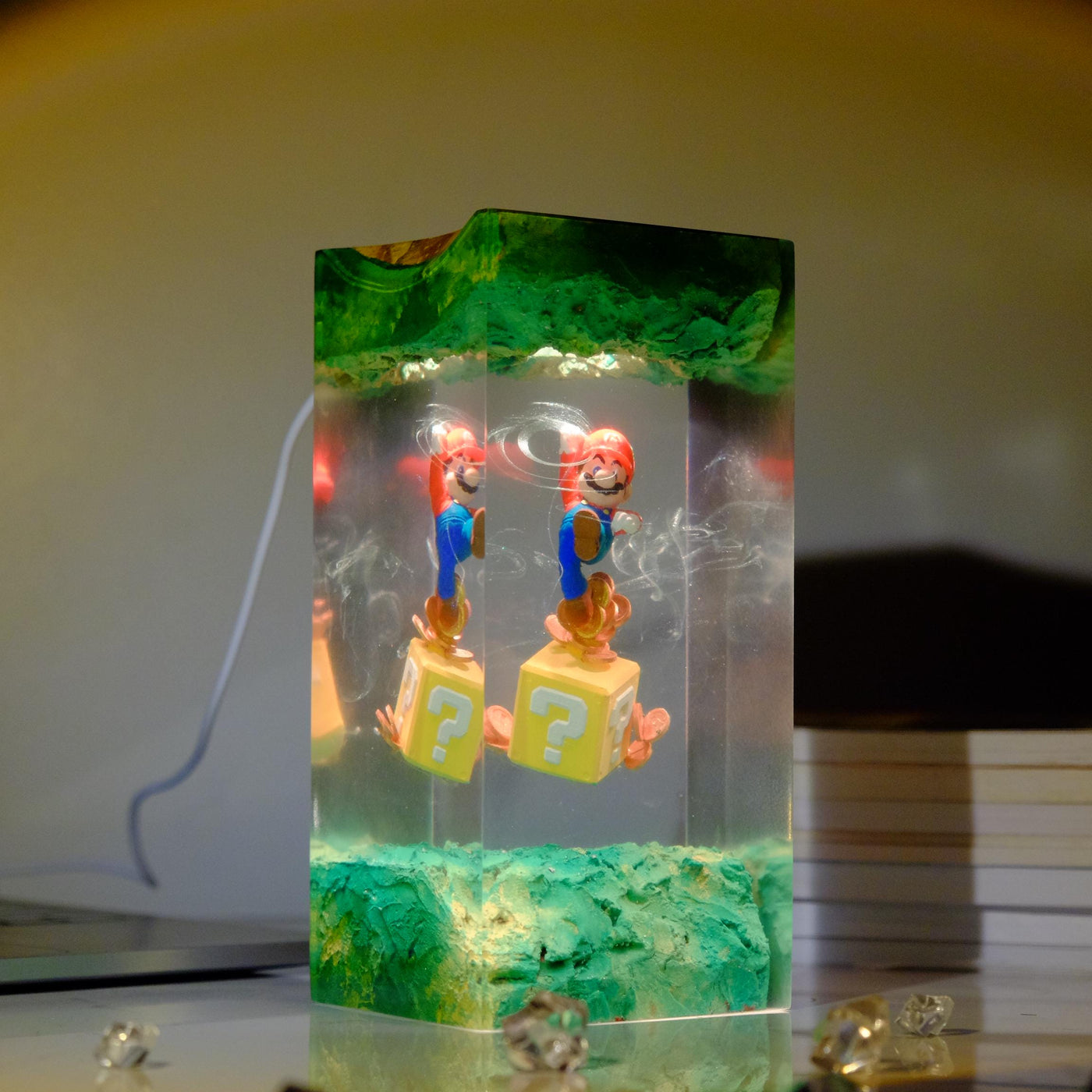 Super Mario Resin Lamp 2