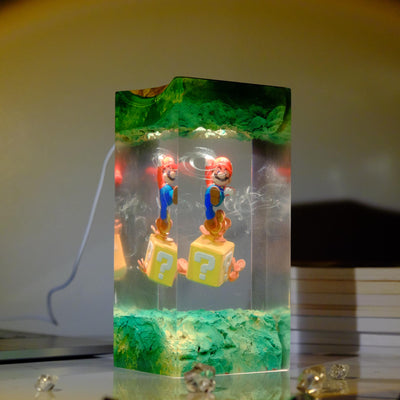 Super Mario Resin Lamp 2