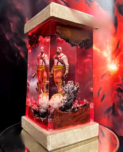God of War Kratos Lamp