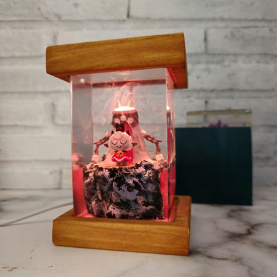 Cult Lamb + Evil Goat Resin Lamp