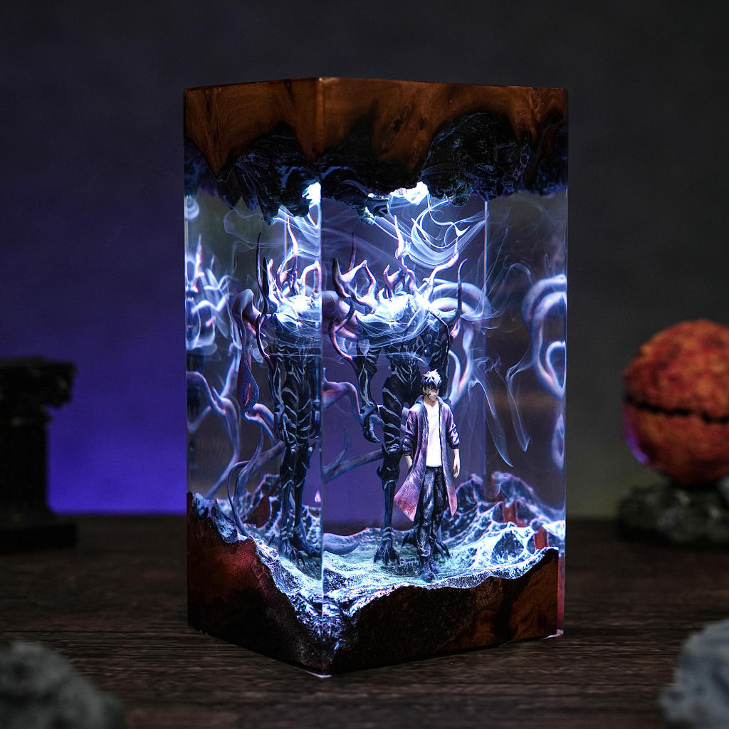 Sung Jinwoo Figure Epoxy lamp