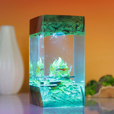 Calcifer Howl’s Moving Castle Resin Lamp