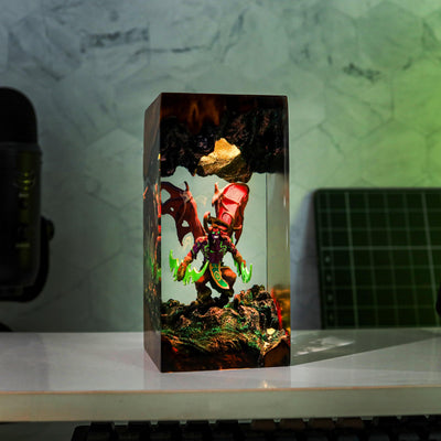 Illidan Stormrage WOW Model Resin lamp